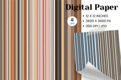 Stripe Pattern Background Gift Wrap Wallpaper Digital Paper Product Image 1