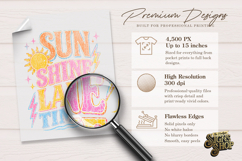 Sun Shine Lake Time png, Girly Summer Lake Design DTF Product Image 5