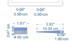 Small frame weaving loom 4 sided digital file 8 inch 20 cm Product Image 4