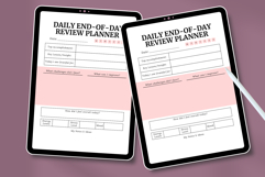 Daily End-of-Day Review Planner Printable | Gratitude Product Image 4