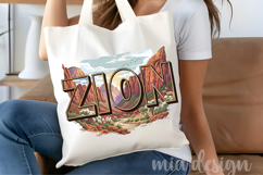 Zion National Park PNG, Vintage Utah Canyon Sublimation Product Image 4