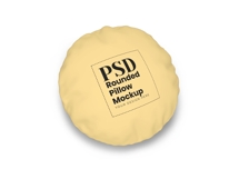 Rounded Pillow Cushion 3D Mockup Template Bundle Product Image 5