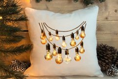 Gold Christmas Watercolor Clipart Sublimation, Christmas PNG Product Image 4