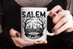Salem Witch Svg, Haunted house Svg, Salem town Svg. Product Image 4