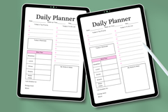 Minimal Daily Planner Template Clean &amp; Modern Canva Planner Product Image 4
