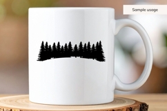 Evergreen Forest Trees SVG Product Image 4