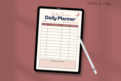 Boho Self-Care Daily Planner Template | Canva Editable Product Image 3