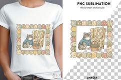Thrifted cat png design for T-shirts Product Image 4