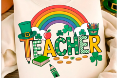 St. Patrick's Day Teacher Png ,Lucky Product Image 1