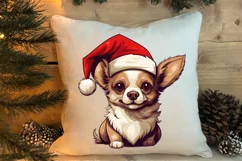 Christmas Dogs Sublimation Clipart, Christmas Dog Clipart Product Image 4