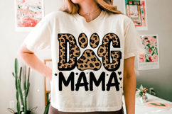 Dog mama PNG sublimation | Mother's Day PNG T-Shirt Product Image 1