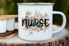 Nurse Flowers Png | Nurse Sublimation | Digital Download Product Image 3