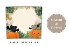 Cute Halloween Tumbler, Pumpkins Tumbler Sublimation Product Image 4