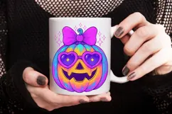 Iridescent Pumpkin PNG, Coquette Pumpkin Png, Coquette Png. Product Image 4