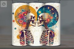 4 Skeleton Lovers Tumbler Wrap Sublimations, 20 oz Product Image 5