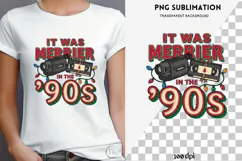 90's Christmas png design for T-shirts Product Image 4
