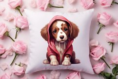 Cute Valentine Dog Clipart, Valentines Day Dog Clipart Product Image 4