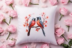 Breeds of Valentine Kissing Birds, Valentine's Day Clipart Product Image 4