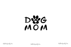 Girl with two dogs clipart Product Image 2