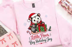 Cute Christmas Opossum PNG Clipart, Little Paws Big Holiday Product Image 2