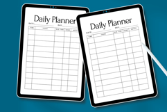 Minimalist Daily Planner Template | Editable Canva Printable Product Image 4