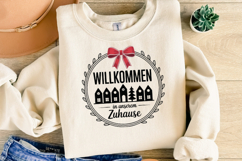 Willkommen in Unserem Zuhause Svg | Christmas | Shirt Svg Product Image 4