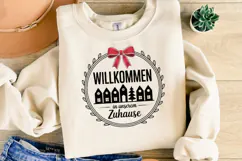 Willkommen in Unserem Zuhause Svg | Christmas | Shirt Svg Product Image 4