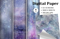 Purple glitter Background Wallpaper Sparkles Digital Paper Product Image 1