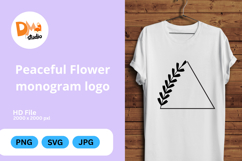 Peaceful Flower Frame Product Image 1
