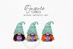 Pastel Family Gnomes | Watercolor Clipart Png Product Image 2