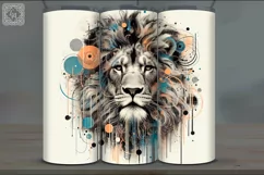 4 Lion Tumbler Sublimation, 20 oz Tumbler Wrap Product Image 5