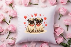 Couple Cat Cup Valentine Clipart, Valentines Clipart Product Image 4