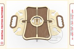 Wine Serving Tray - laser cutting file - Glowforge ready SVG Product Image 9