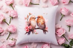Breeds of Valentine Kissing Birds, Valentine's Day Clipart Product Image 4