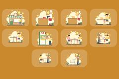 Restaurant Illustration Pack Product Image 4