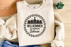 Willkommen in Unserem Zuhause Svg | Christmas | Shirt Svg Product Image 4