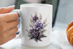 Lavender And Christmas Tree Sublimation Clipart Product Image 3