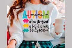 Autism Mom Sweatshirt, Women’s Svg Png, Product Image 6