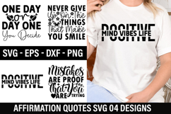 Affirmation Quotes SVG Design - One Day Or Day One You Product Image 1