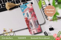 Pink Summer Bookmark Design, Printable Bookmark Sublimation Product Image 1