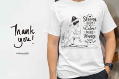 Just A Girl Who Loves Yoga SVG Product Image 4
