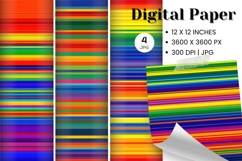 Stripe Pattern Background Gift Wrap Wallpaper Digital Paper Product Image 1