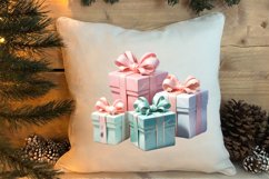 Pastel Christmas Shublimation Clipart, Pastel Christmas Clip Product Image 4