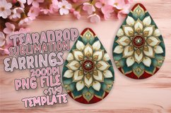 Bold Teardrop Design for DIY Projects , Mandala Product Image 1