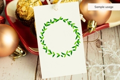 Green Christmas Wreath SVG Product Image 4