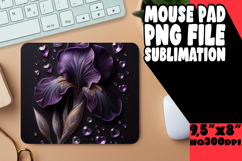 Radiant Mouse Pad Designs PNG, 3D Flower Product Image 1