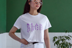 Lavender Botanical Branches Embroidery Design Product Image 4