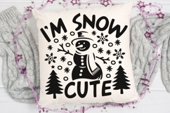 I&#039;m Snow Cute Svg, Funny Snowman Svg, Cute Snowman Svg. Product Image 5