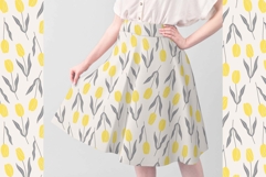 Yellow Tulip Seamless Pattern Product Image 4