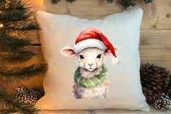 Christmas Farm Animals Sublimation Clipart Product Image 4